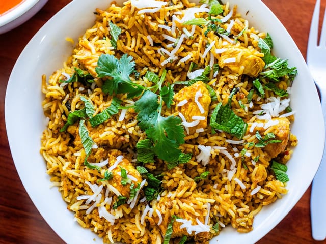 Chicken Biryani.