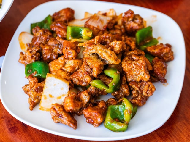 Chicken Manchurian.